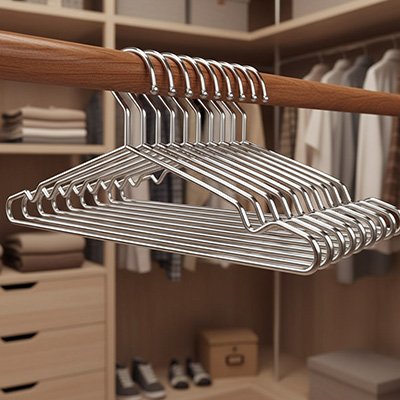 Cintres métal chromé alpha