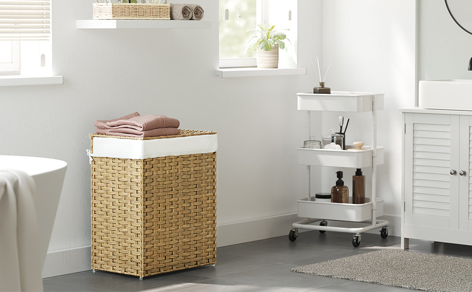 panier a linge en osier
