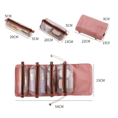 Trousse de maquillage 4 en 1 | Élégance Nomade