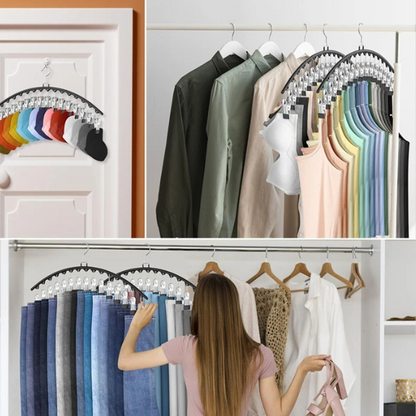 Cintres multi fonction Espace Zen | Rangement sans stress ni tracas