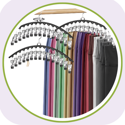 Cintres multi fonction Espace Zen | Rangement sans stress ni tracas