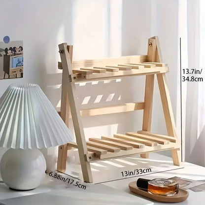 SUPPORT PRESENTOIR EN BOIS