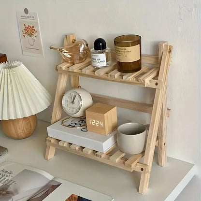 SUPPORT PRESENTOIR EN BOIS