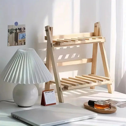 SUPPORT PRESENTOIR EN BOIS