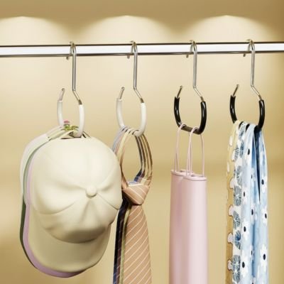 Cintre multifonction cravates casquettes foulards Tod