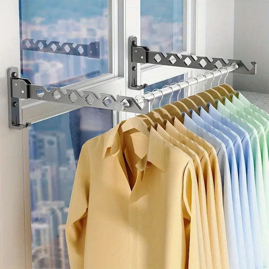 fenetre etendoir mural vetements suspendus  spacesaver