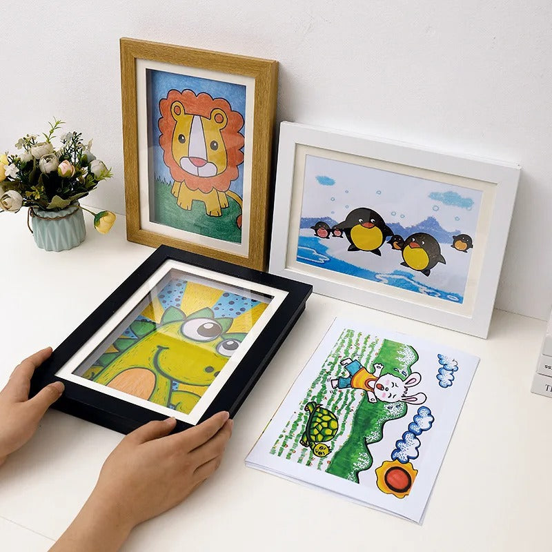 Cadre magnétique format A4 de 50 dessins  | ArtKids™