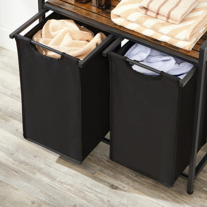 panier a linge 2 compartiment-Duosmart indus