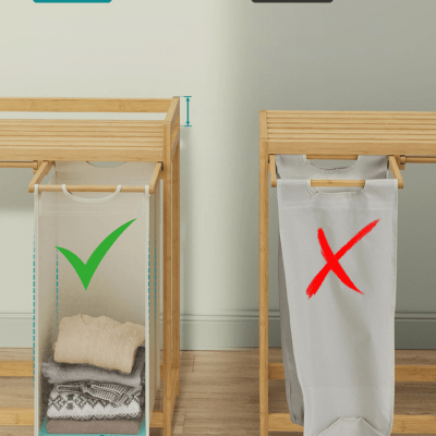 PANIER A LINGE 2 COMPARTIMENT | Timegain Exotic - Home - shopping