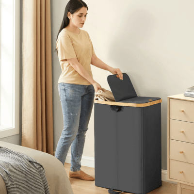 PANIER A LINGE 2 COMPARTIMENT | TimeSaver 95L - Home - shopping