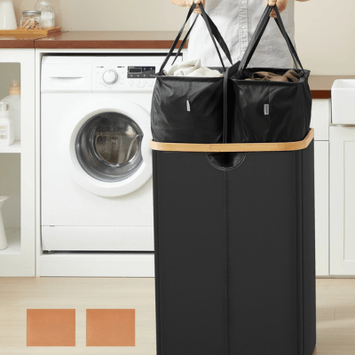 PANIER A LINGE 2 COMPARTIMENT | TimeSaver 95L - Home - shopping