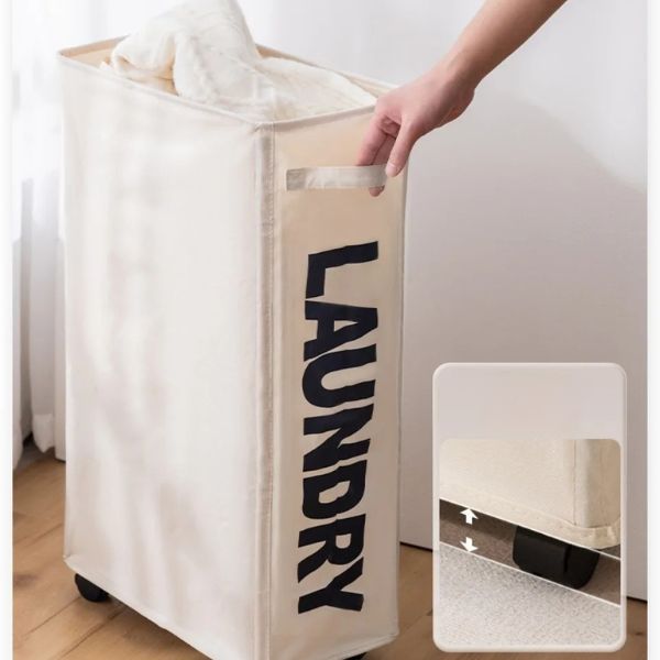 panier a linge mobile pushit