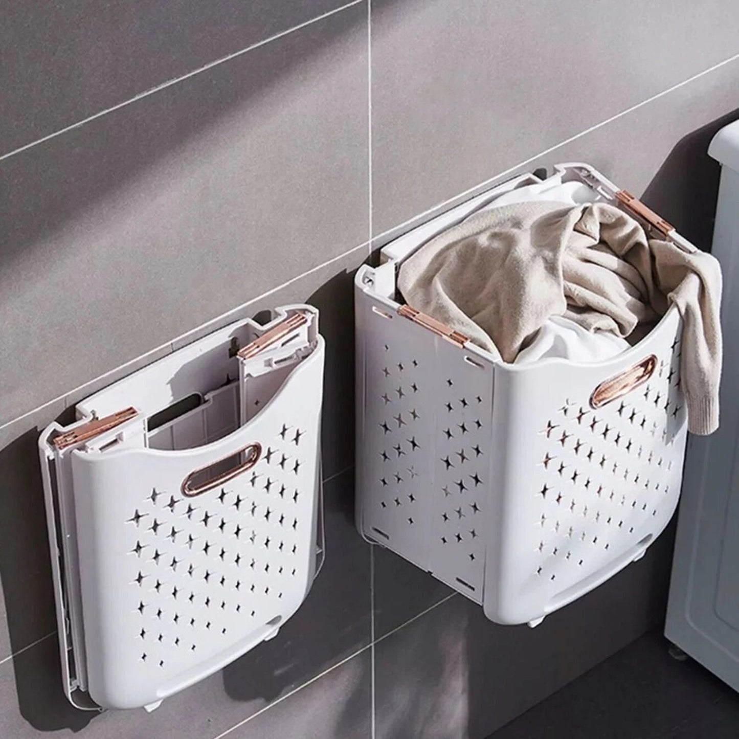 PANIER A LINGE PLIABLE Compact Ultra - Plat | Smarty - Home - shopping