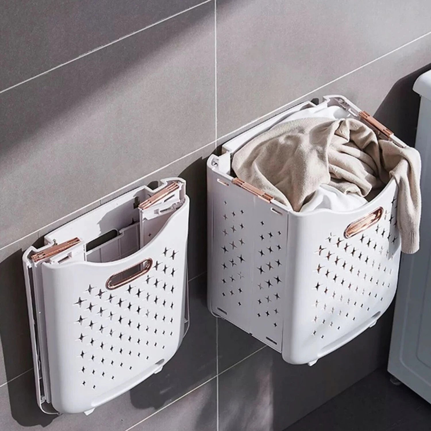 PANIER A LINGE PLIABLE Compact Ultra - Plat | Smarty - Home - shopping