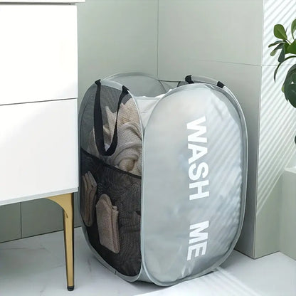panier a linge sale de bain compact wash me