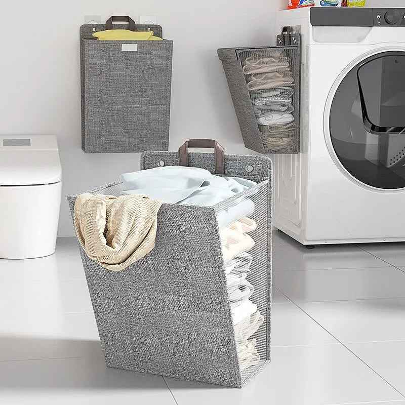 panier a linge suspendu lino pratique