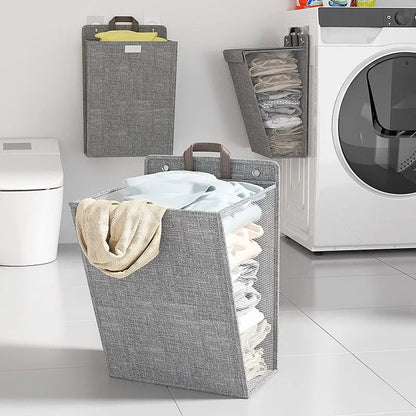 panier a linge suspendu lino pratique