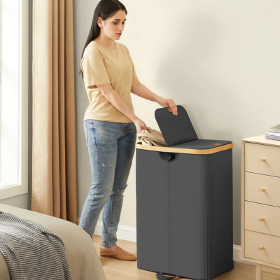 panier a linge timesaver 2 compartiment