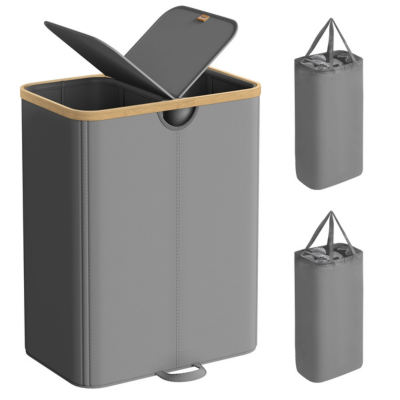 panier a linge timesaver gris