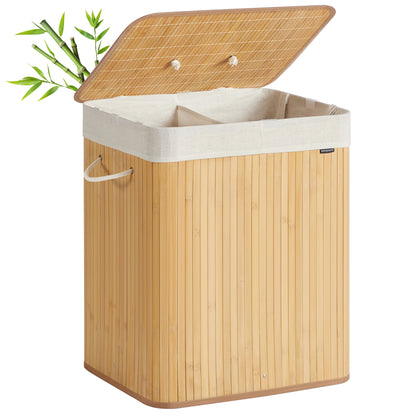 PANIER A LINGE 2 COMPARTIMENT | BambooFlex 120L